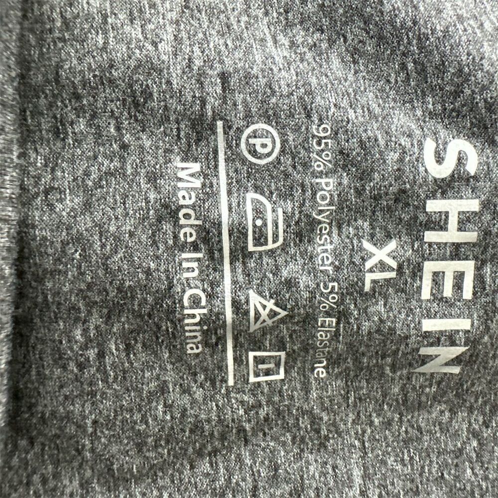 ☘️☘️☘️ Women’s XL Gray Long Sleeve Crew Neck T-Shirt Double Heart Print☘️☘️☘️ - Picture 5 of 8